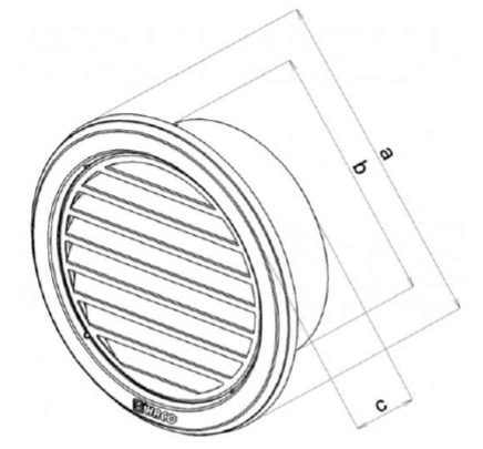 Tehnična skica zračnika